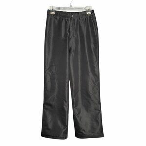 Obermeyer Snow Pants Boys Medium 10/12 Keystone Black Ski Winter Pant